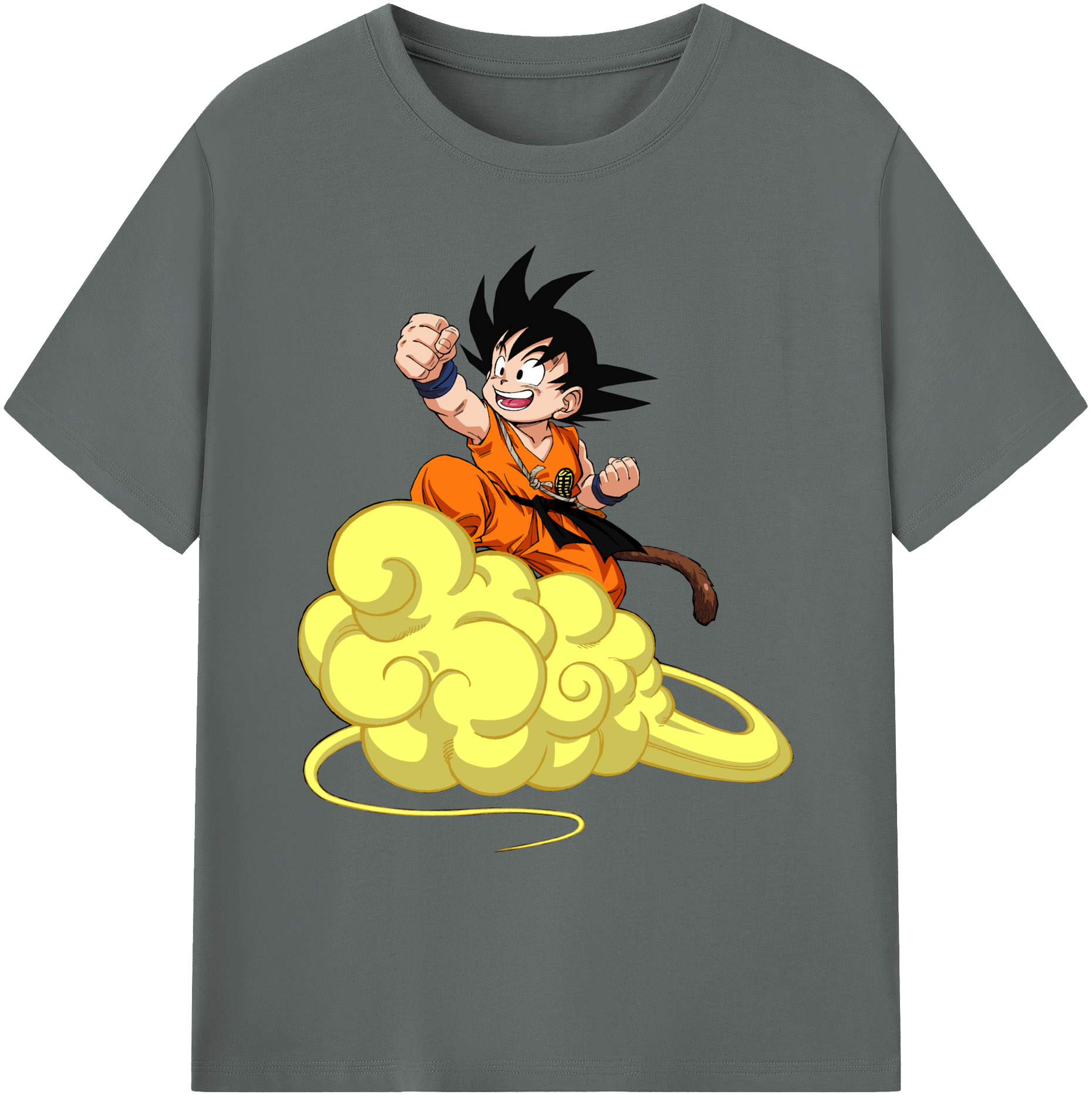 （画像用） ドラゴンボール 孫悟空（そん ごくう）Son Goku カカロット DRAGON BALL Kakarotto 綿100％ メンズ半袖Tシャツ｜肌触りやわらか＆通気性
